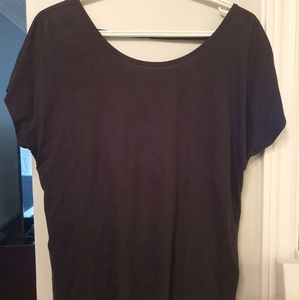 Lululemon Size 10 black backless shirt